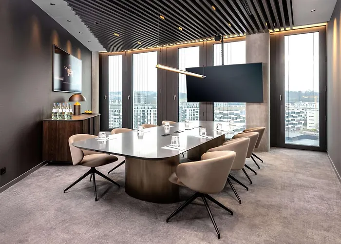 ホテル Radisson Blu At Porsche Design Tower シュトゥットガルト